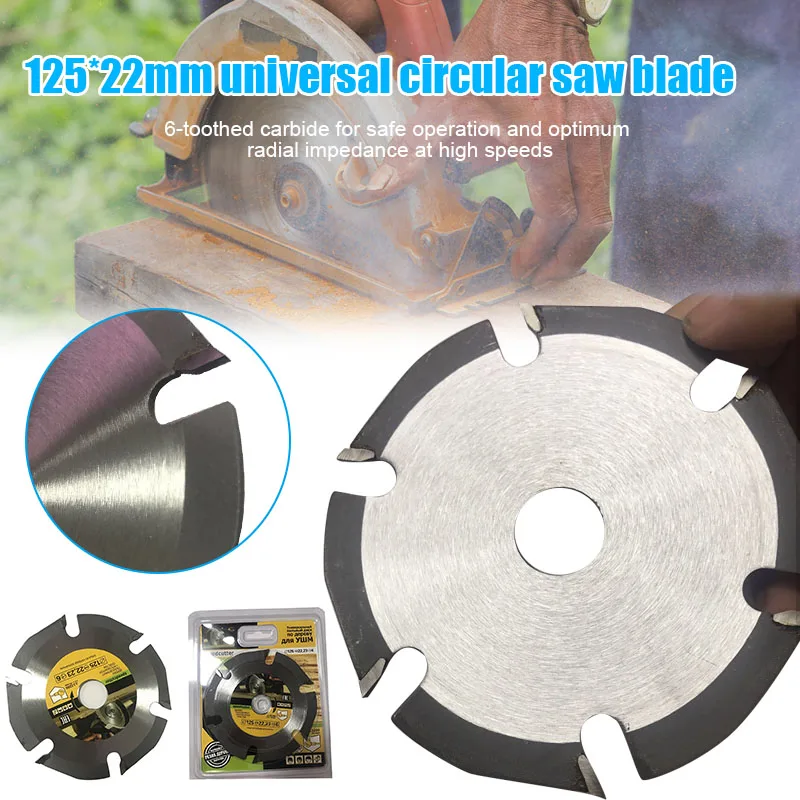 

Metal Cutting Circular Saw Blades 125x22mm Circular Saw Blades Multitool Grinder Disc Carbide Tipped WWO66