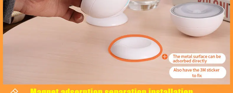 Onefire Night Light Туалет / WC светодиодные датчики движения Лампа с датчиком движения с батарейным питанием Переключатель освещения шкафа / шкафа