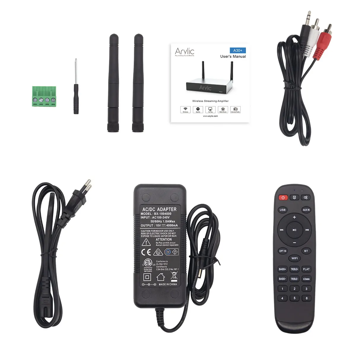 Цифровой мини-усилитель Arylic A30 + домашний Hi-Fi стереоусилитель класса D с