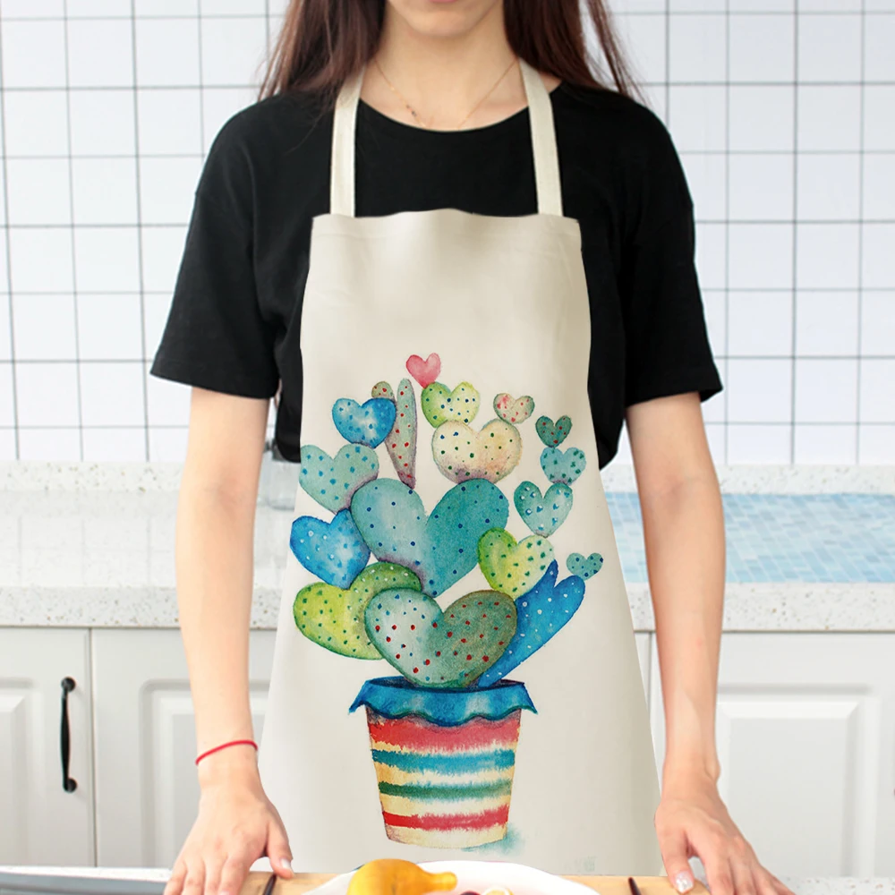 Фартук для кухни с растениями FYMX креативная фотография в горшке С КАКТУСОМ