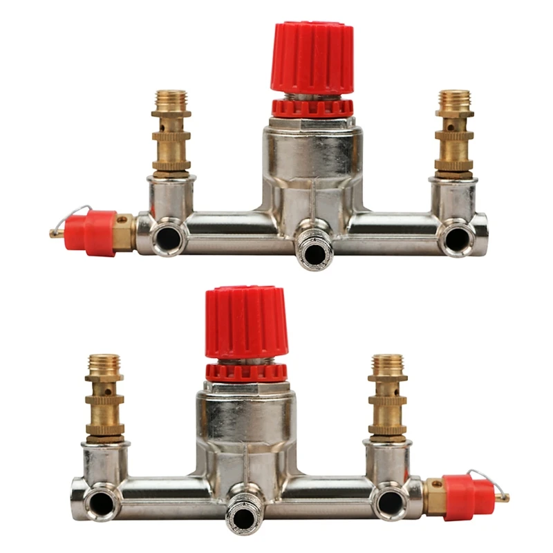 

P15D Heavy Duty Air Compressor Pump Pressure Control Switch + Regulator Valve Gauges