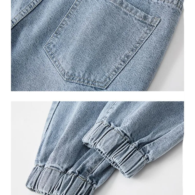 

2020 Hot Sale Streetwear Casual Men Jeans Pants Straight Slim Cotton Ankle-Length Denim Jeans Hip Hop Men Jeans Pants size 28-42