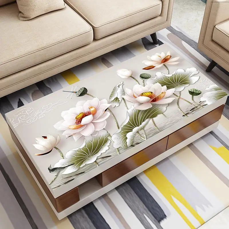 Прямоугольная непроницаемая скатерть из ПВХ | Дом и сад