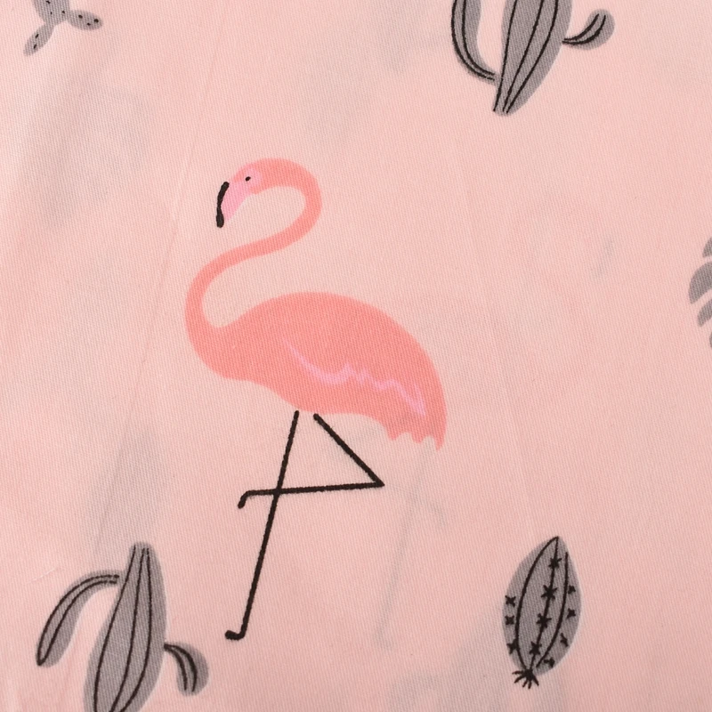 QUANFANG розовая хлопковая ткань с мультяшным принтом для лоскутного шитья 8