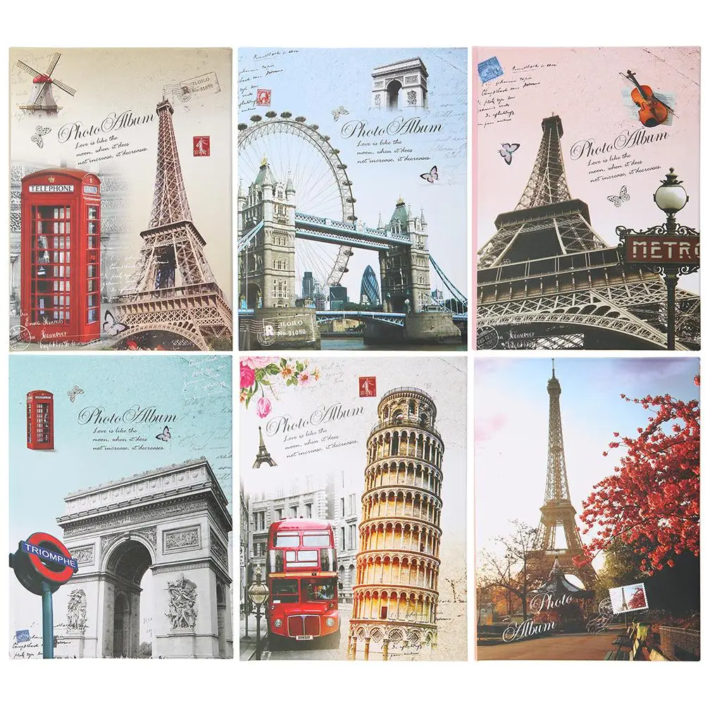 Альбом для фотографий 6 дюймов 100 страниц|Фотоальбомы| |