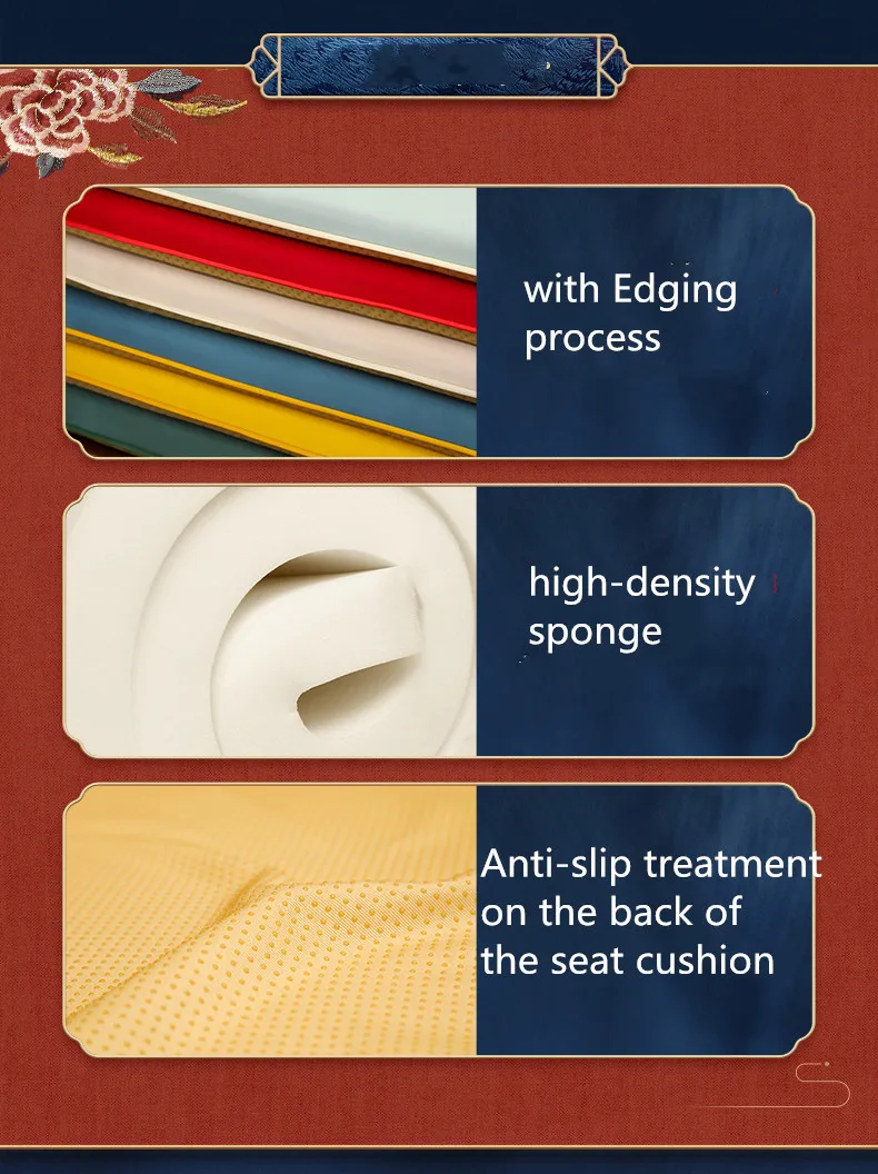 Китайский вышитый сосновый кран Этническая Подушка сиденья дивана стул противоскользящие подушечки атласные подушки сиденья обеденный стул кресло коврик