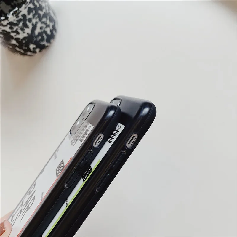 

Ins Travel Map Air Plane Tickets Paris City QR Code Case For iPhone 12 11 Pro XS MAX XR X 7 8 Plus New York Los Angeles Case