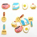 2050 шт Изделия из смолы моделирование Кухня аксессуары миниатюрный Ножи вилка Чай молока милые Еда Flatback кабошоны кукольный домик Су