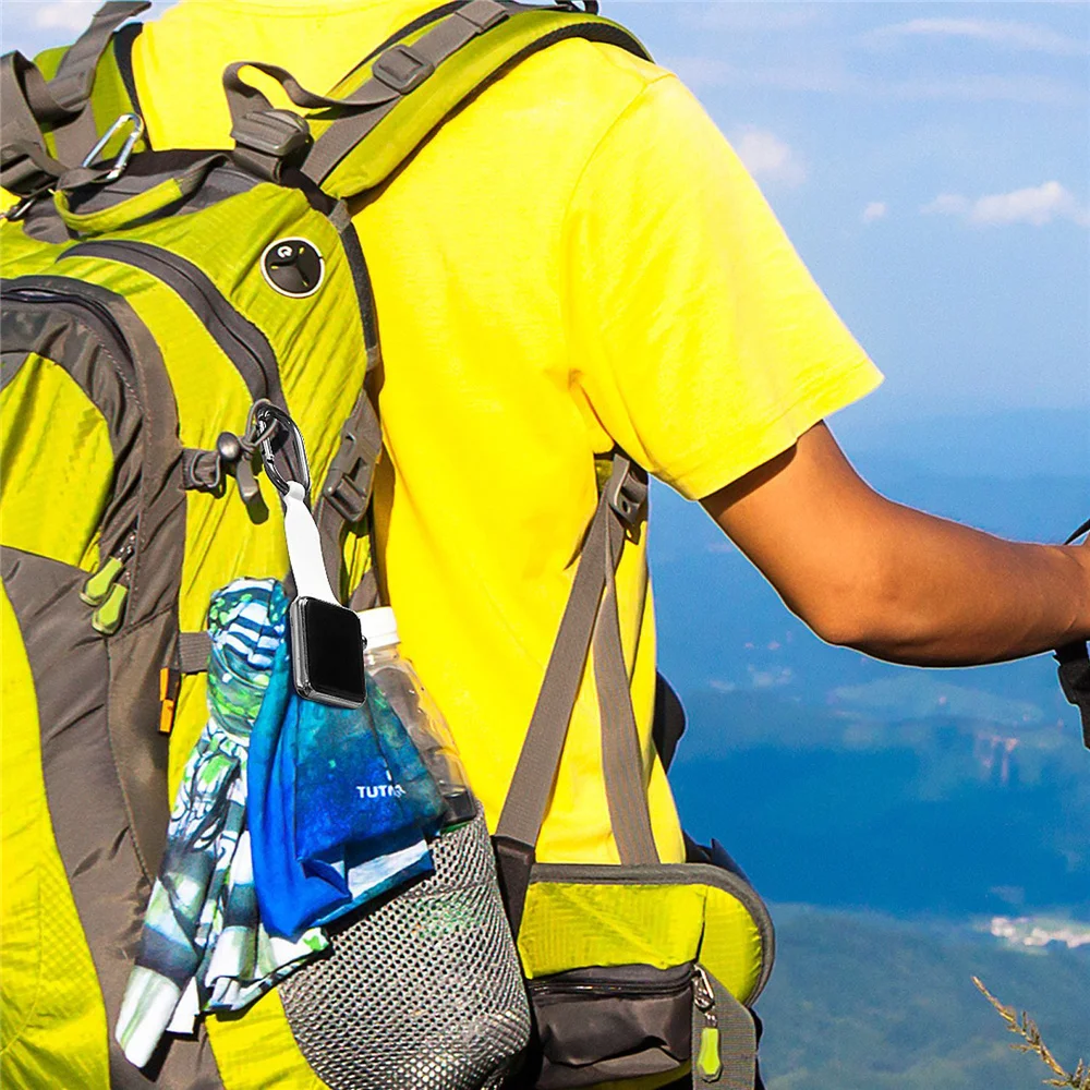 

Doctor Pin Silicone Strap For Apple Watch 6/SE/5/4 40MM 44MM Carabiner Band For iwatch 3/2/1 38MM 42MM Nurse Brooch Watchband