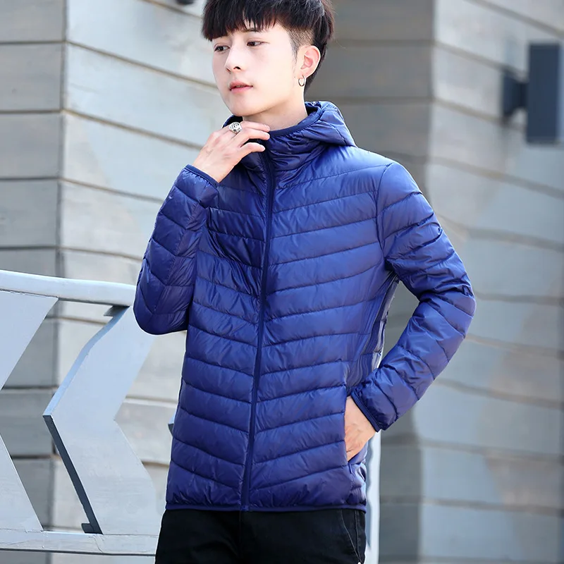 Пуховик на белом утином пуху размера плюс повседневная верхняя одежда