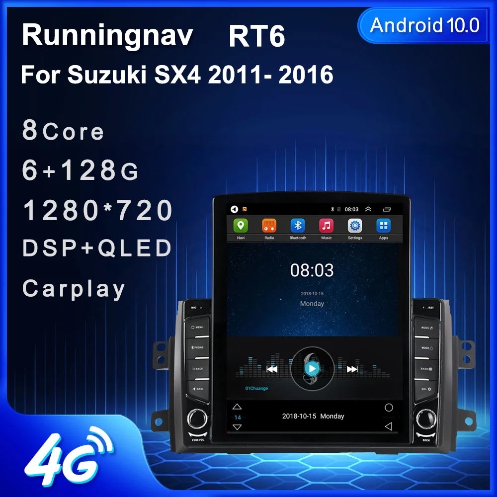 Мультимедийная магнитола для Suzuki SX4 9 7 10 1 стерео система под управлением Android 2011 с