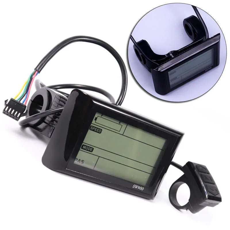 sw900 lcd screen display panel meter controller elektrische fahrrad meter controller für elektrische fahrrad e bike ersatz free global shipping