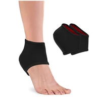 2pcs neoprene heel protector heel cups with cushion heel support pads ankle brace aching feet spur tendinitis dry hard cracked