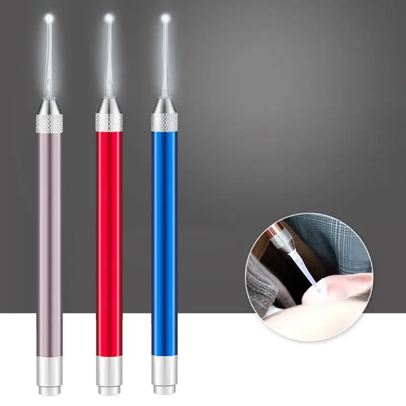 Инструмент для очистки ушей со светодиодной светодиодный светкой X5XC | Красота и