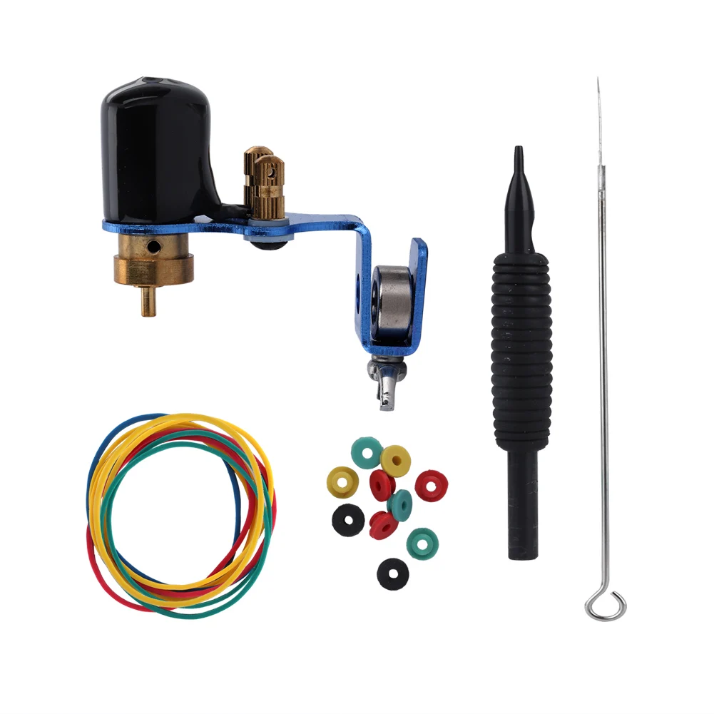 

Tattoo Kit Tattoo Machine Strong Motor Gun Handle Cartridge Needles Makeup Tool With Stable Performance And Low Jitter