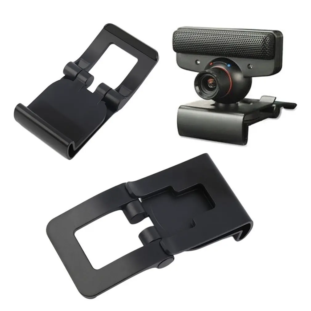 

New Black TV Clip Bracket Adjustable Mount Holder Stand For Sony Playstation 3 PS3 Move Controller Eye Camera Wholesale