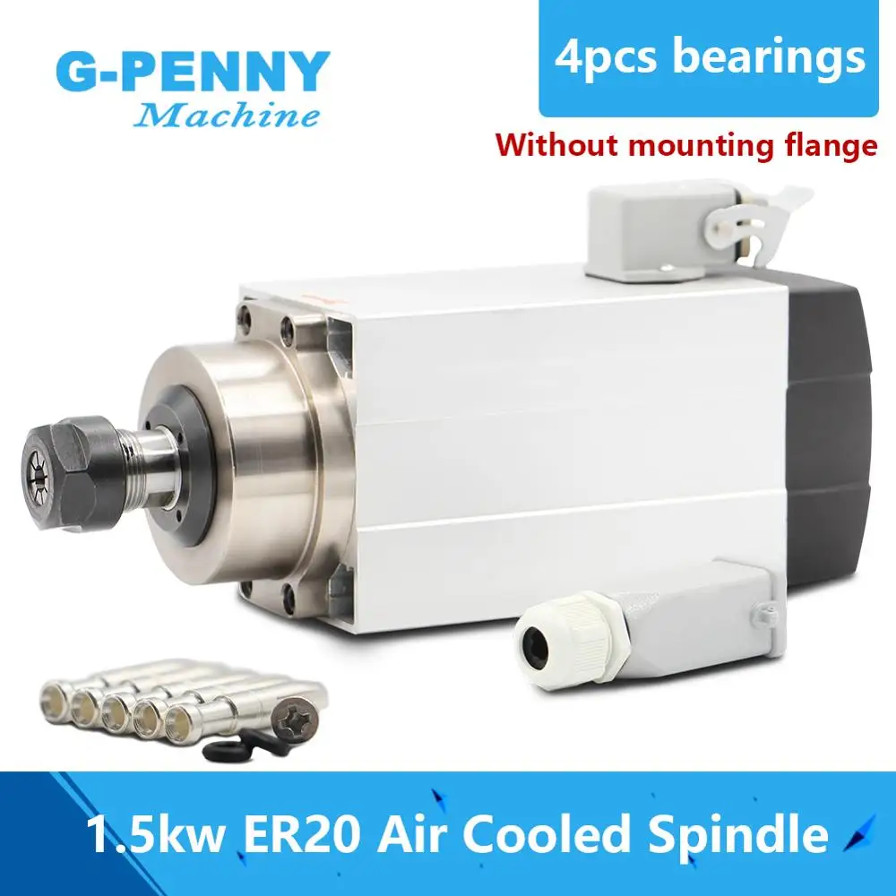 Новое поступление! Электродвигатель шпинделя с воздушным охлаждением 1 5 кВт ER20