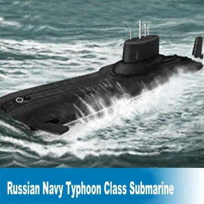 

Статическая модель 87019 в масштабе 1:700, подводная лодка класса тайфуна русского флота, Сборная модель, комплекты моделей для плавания