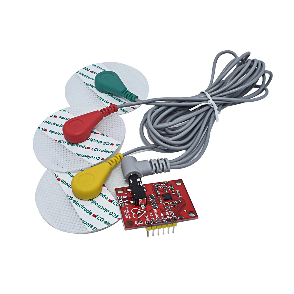 Модуль ЭКГ WAVGAT AD8232 фотоэлемент пульс датчик мониторинга комплект модуля для Arduino