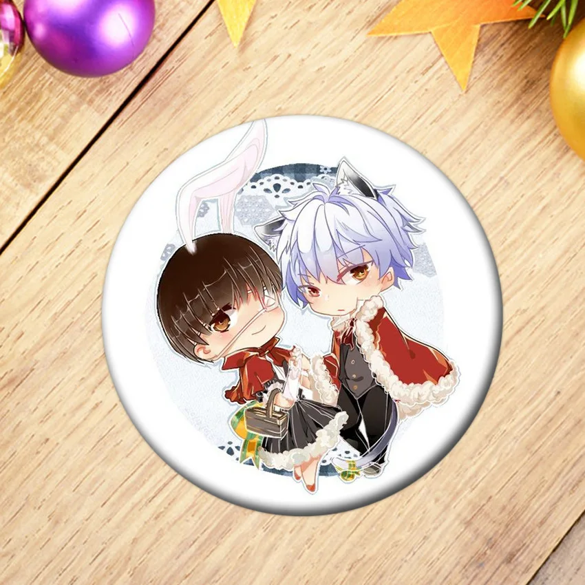 Tokyo Ghoul броши значок Q версия мультяшная аниме фигурка kaneziki Touka Kirishima круглая