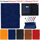 Чехол для Huawei Matepad T10S 10,1 дюйма AGS3-L09 AGS3-W09 T10 AGR-L09 AGR-W09, чехол из искусственной кожи, чехол для планшета T10 9,7 Caqa