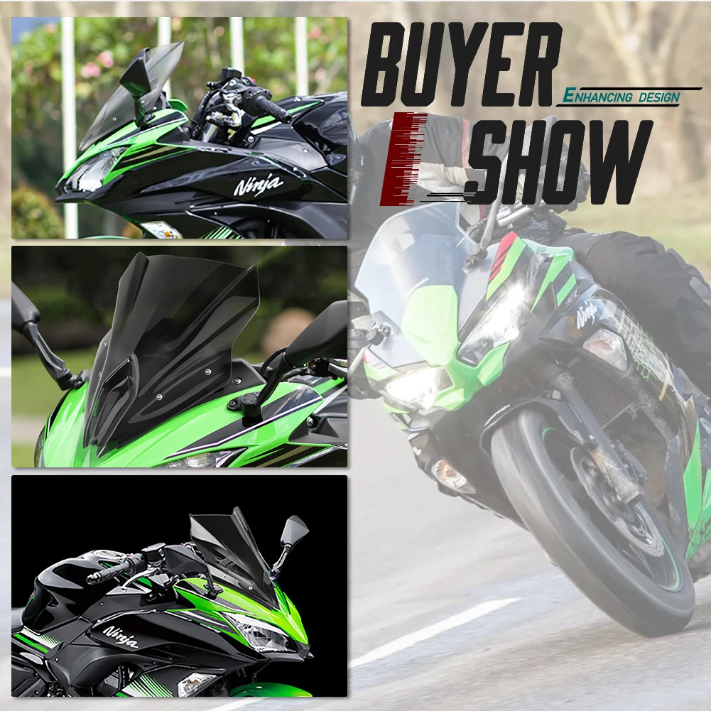 Ветровой дефлектор ветрового стекла для Kawasaki NINJA 650 EX650 ER6F Ninja650 2017 2018 2019 Ninja