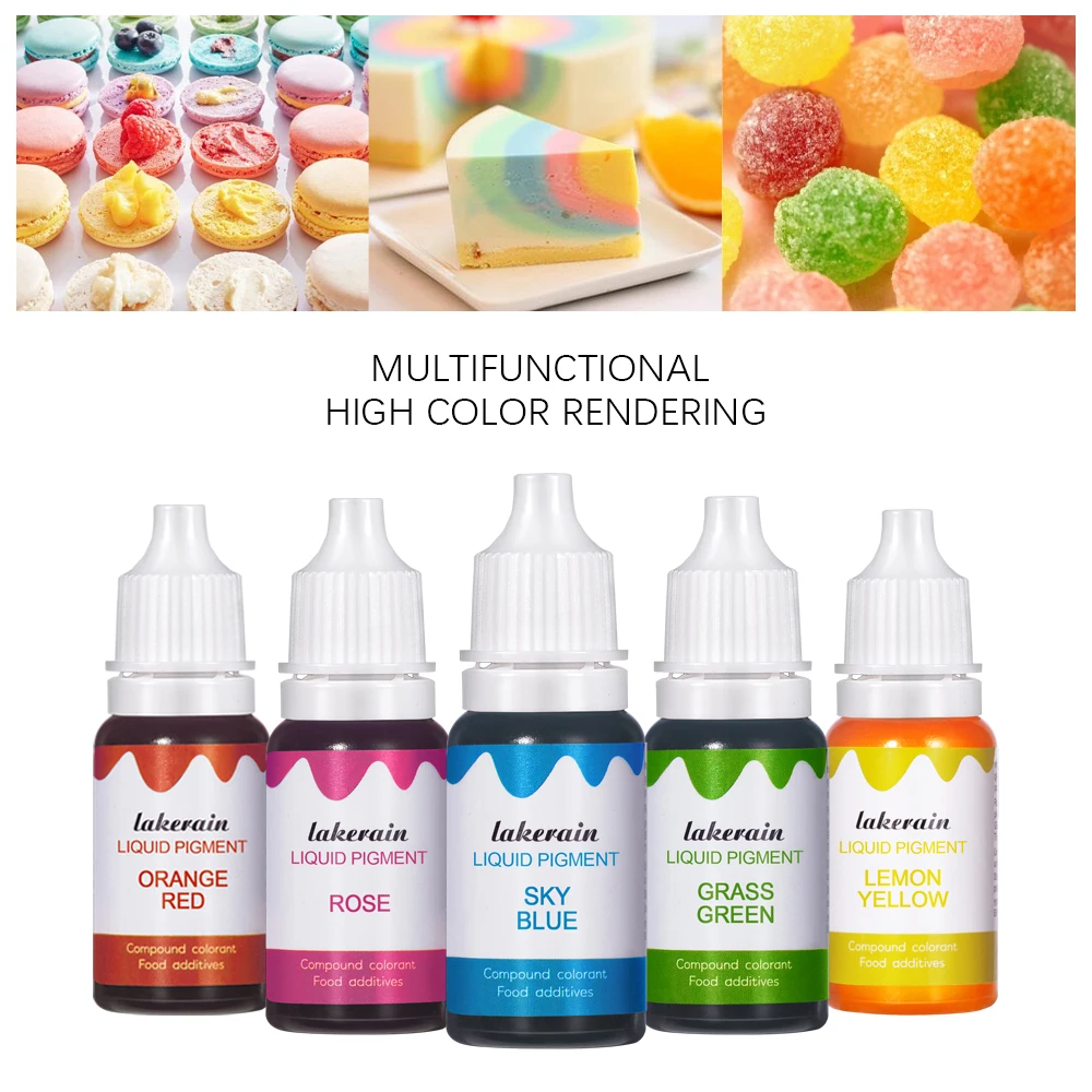 24 Colors Moisturizing Lip Gloss DIY Material Kit Food Coloring Lipgloss Base Gel Pigment Water&Oil Dual-use Pigment Liquid Lip