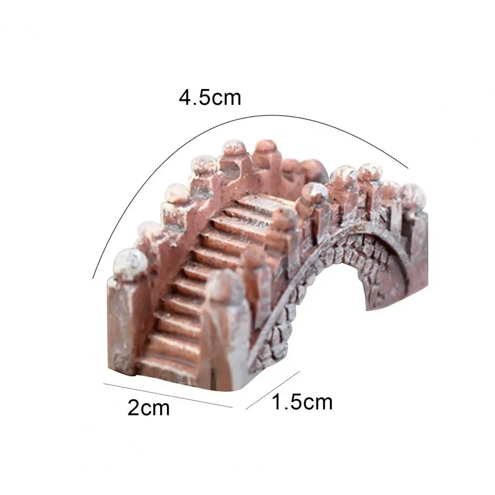 

Hot Sales 2Pcs Retro Arch Bridge Fish Tank Aquarium Micro Landscape Miniature Ornaments