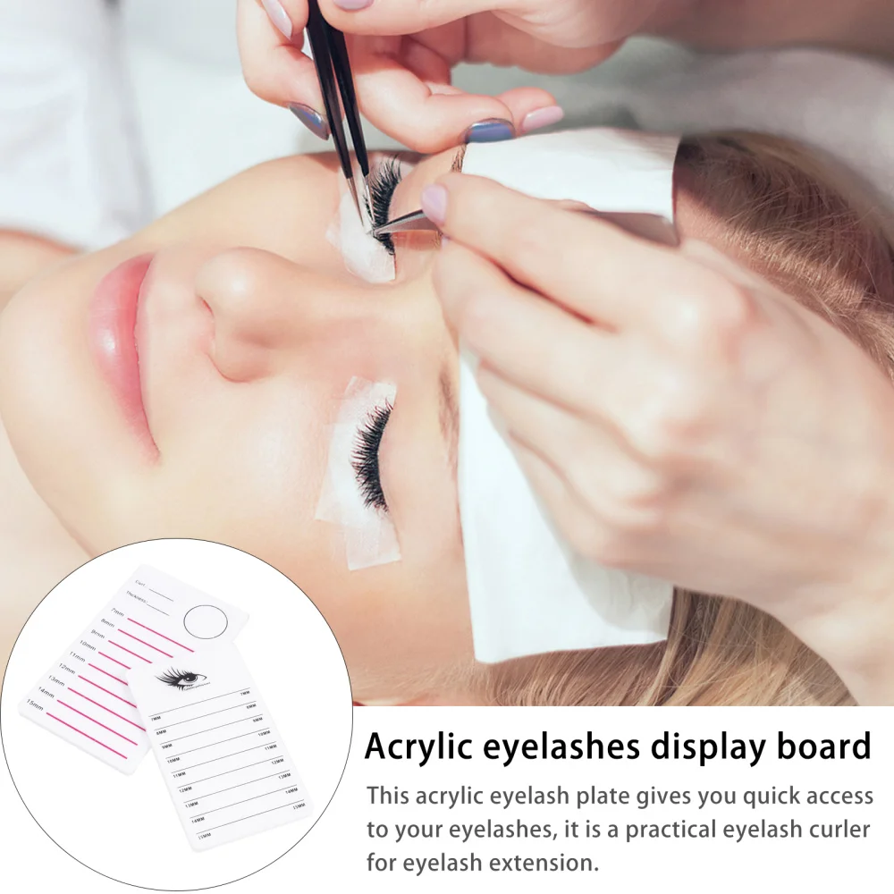 

2pcs Eyelash Extension Plate Lash Holder Professional Eyelash Tools Pallet