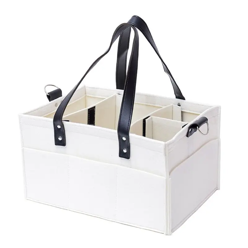 

DXAD Nappy Caddy Organiser Baby Box Storage Portable Car Organizer Baby Shower Gifts