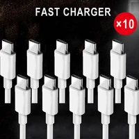 10pcslot usb c charging cable for huawei p40 p30 p20 mate 20 10 pro lite honor 20 10 9 8 2a type c usb charger cable data wire