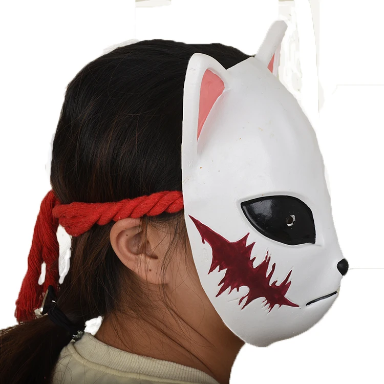 Латексная Маска клинок рассекающего демонов камадо танджиро Kimetsu no Yaiba Sabito костюм