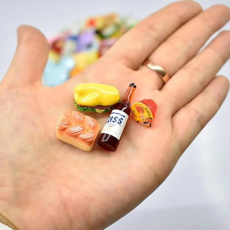 

Miniature Food Play Blind Bag Mixed Mini Supermarket Food Bottle Drink Model Surprise Blind Box Doll House Kitchen Accessories