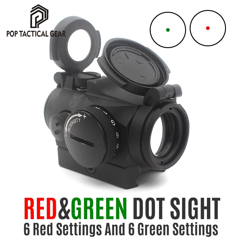 Улучшенная версия Aimpoint T2 микро зеленый и красный точечный прицел с креплением