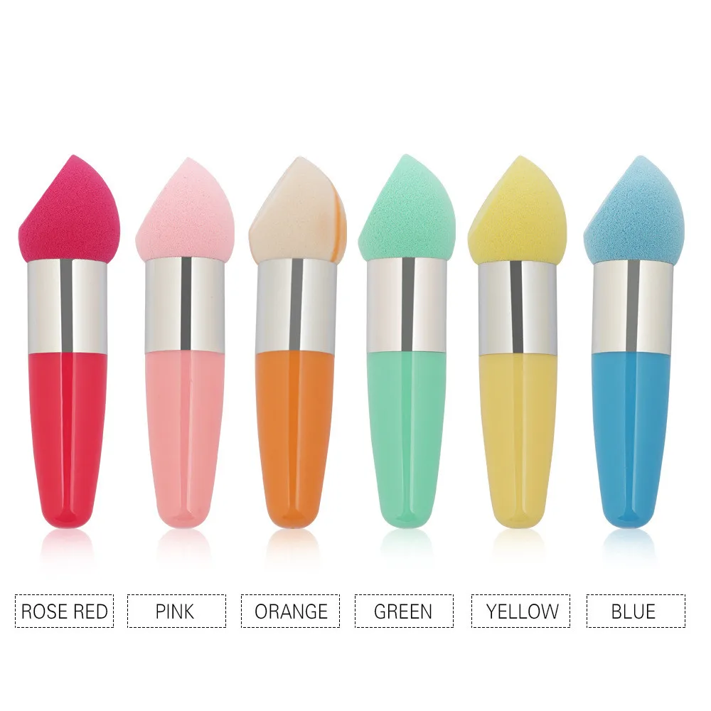 1 шт. 2020 Pro коническая цилиндрическая ручка губка для макияжа и основы женские