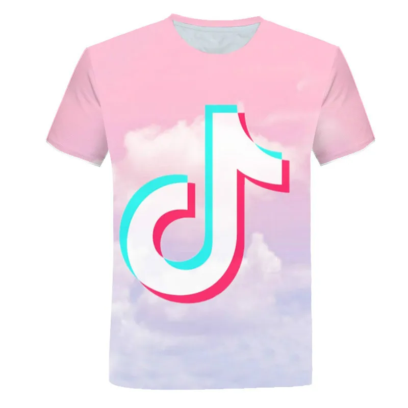 

Boys and girls round neck short sleeve T-shirt, summer new clothing, 3D sports T-shirt, cartoon children's T-shirt 2021