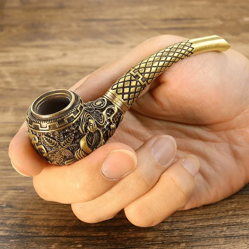 

Курительные трубки из чистой меди, металлические трубки для курения, портативные курительные трубки для курения трав