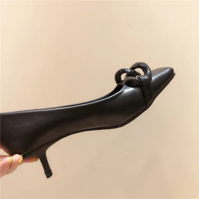 

Fashion Women Pumps Shoes New 2021 Summer Female Square Toe Thin Heels Party Shoes Ladies Korean Style High Heels For Woman