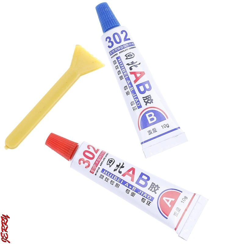 Сверхпрочный клей A/B эпоксидный прозрачный быстродействующий для фиксации