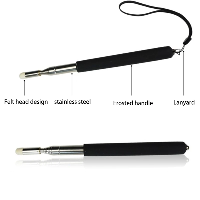 

Telescoping Teacher Pointer Stick 4 Pcs for Classroom Electronic Whiteboard Kids