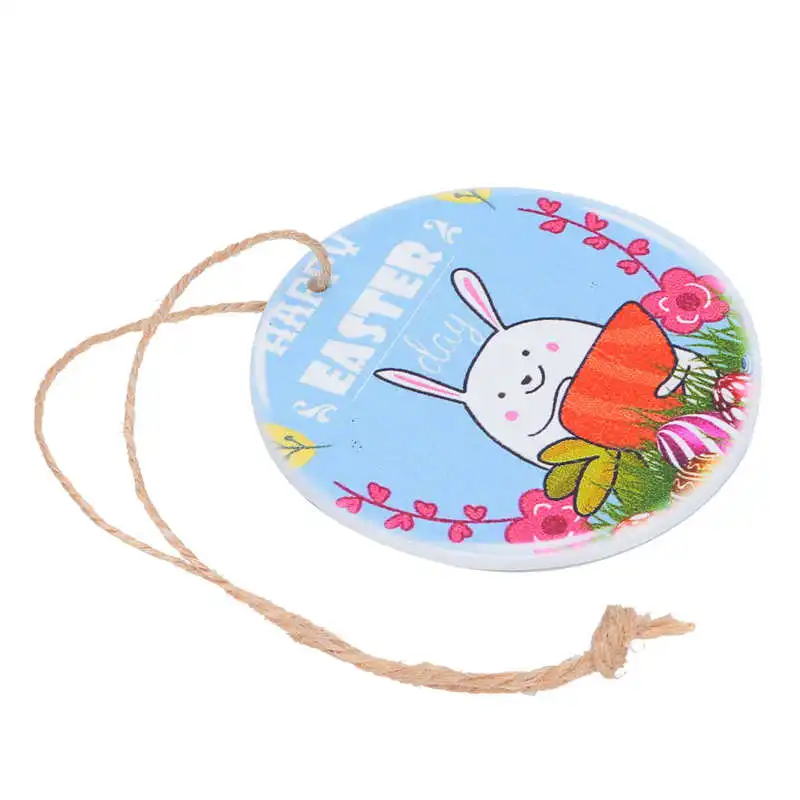 Круглая дверная вешалка деревянный подвесной знак 7 см/дюйма круглые цветные