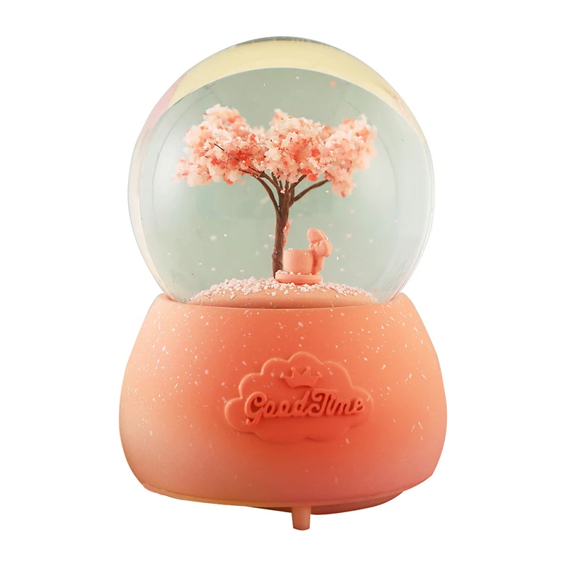 Креативная Всесезонная Миниатюрная модель хрустальный шар бусиновая коробка