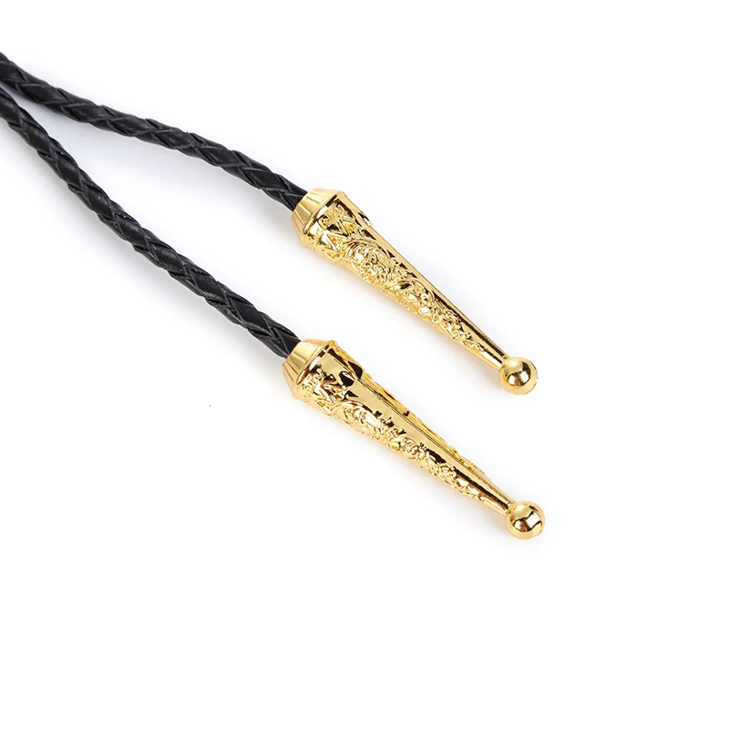 Ковбойский галстук в западном стиле боло металлический с двойным пистолетом