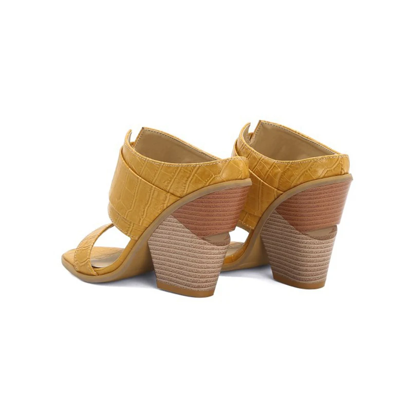 

Dropshipping Women Slippers Thick High Heels Woman Women Summer Slip On Casual Fashion Slides Female Elegant Ladise Sandals