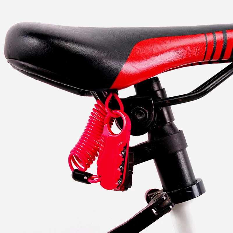 Мини кража пароль велосипедный навесной Замок шлем Пароль замок 4 15 мм