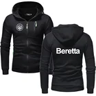 Спортивная одежда Beretta с огнестрельным оружием, мужские футболки, брендовые толстовки с пистолетом, мужские свитшоты в стиле джунглей, гор, охоты, M9, Военный стиль, верхняя одежда