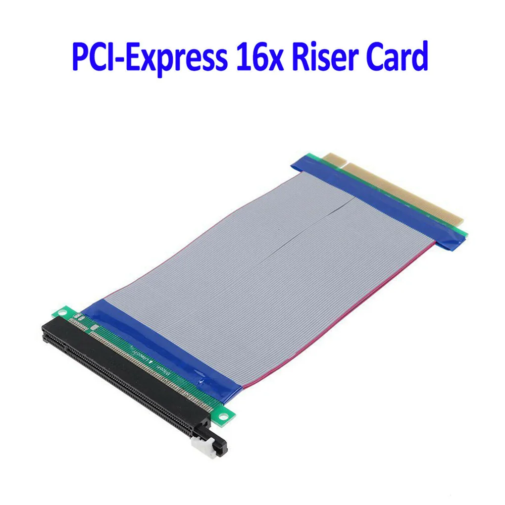 

Переходник для Райзер-карты PCI-E, 19 см, Удлинительный кабель PCI Express 16X на 16X, гибкий удлинитель ленты для майнинга биткоинов Litecoin