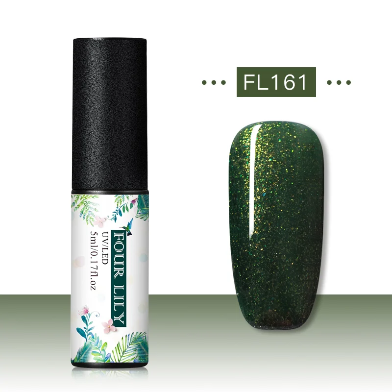 CS06932 Четыре лилии Гель-лак набор УФ Vernis Полупостоянный праймер верхнее покрытие 5 мл цветной гель для ногтей лак Nagellak Soak Off лак - Цвет: CS06932
