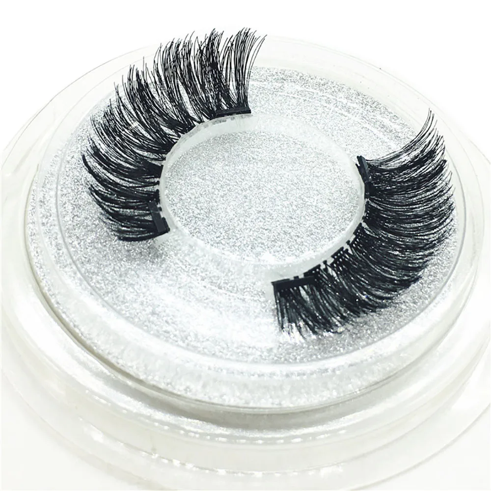 1 пара 3D Магнитные накладные ресницы для макияжа Многоразовые Накладные