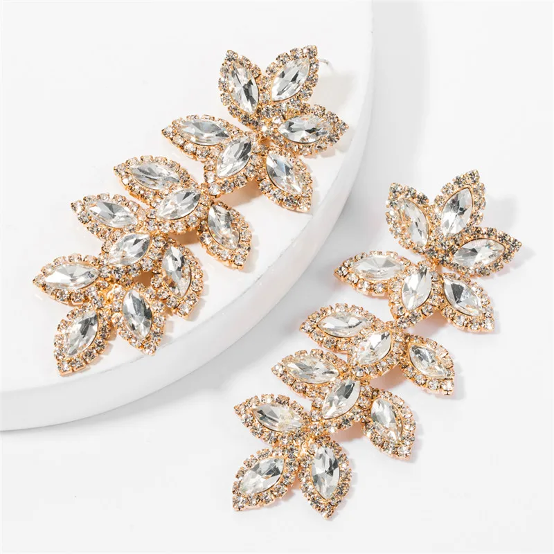 Женские многослойные серьги Pauli Manfi длинные металлические капельки золотого